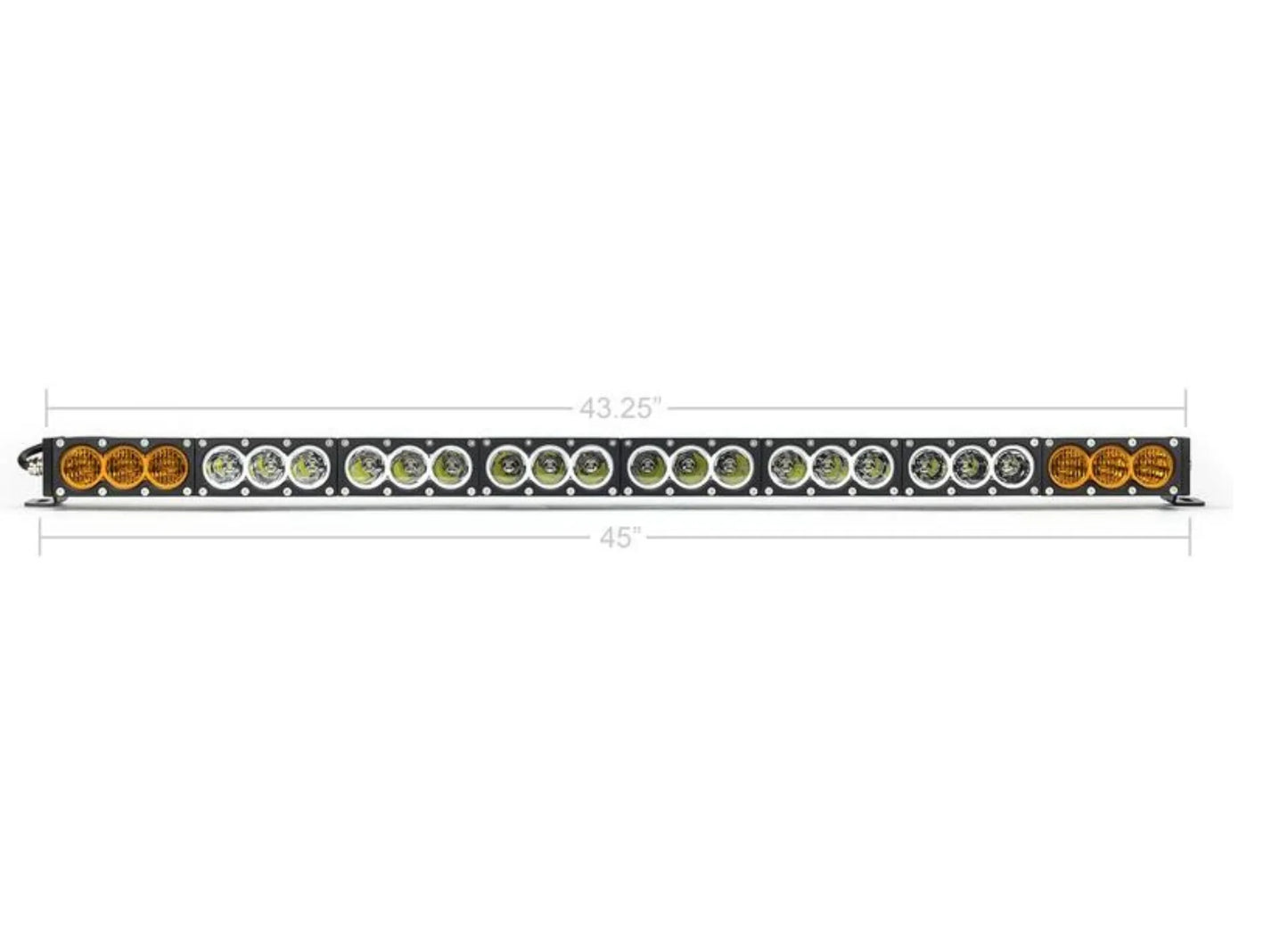 Cali Raised Prinsu Light Bar Kit w/ Dual Function Amber/White